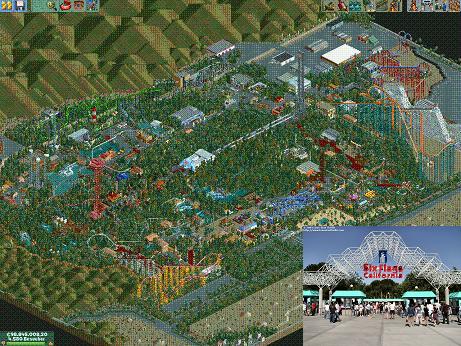 Six Flags Magic Mountain Version 2004