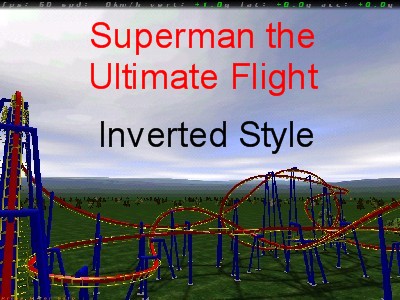 Superman Ultimate Flight Inverted