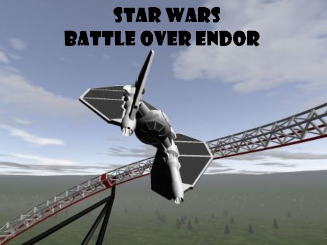 Star Wars Battle over Endor.