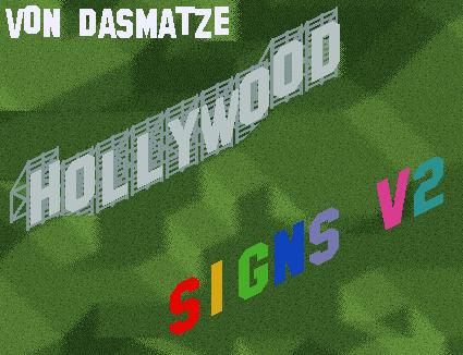 Hollywood Signs V2